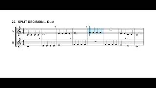 Famous (Clarinet) Exercise 22 (Split Decision - Duet) - Essential Elements Book 1 Profile