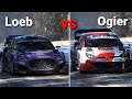 Rallye monte carlo 2022  loeb vs ogier epic battle