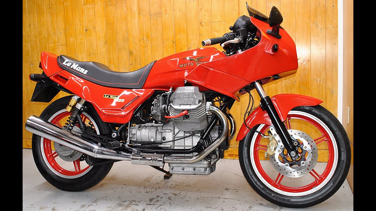 Moto Guzzi LE MANS 1000 muffler sound and details.モトグッチルマン