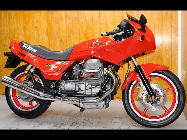 Moto Guzzi LE MANS 1000 muffler sound and details.モトグッチルマン