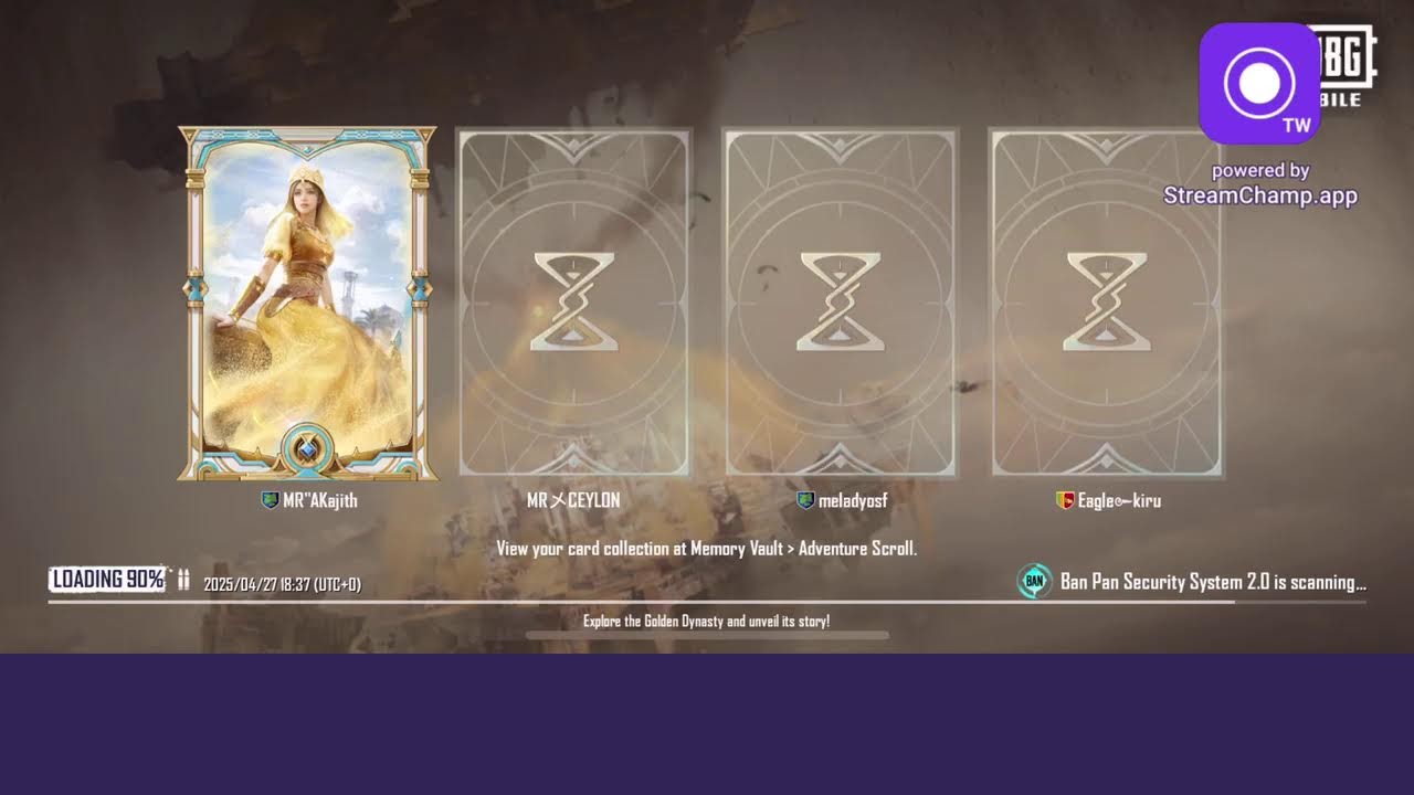 pubg tamil Broadcast powered by StreamChamp