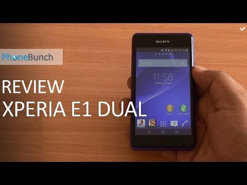 Sony Xperia E1 Dual Review