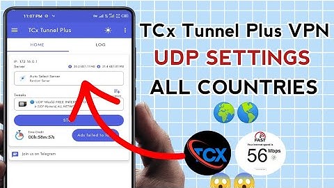 How To Setup TCx Tunnel Plus VPN with all country UDP Settings for secure Browsing