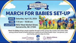 DS March of Dimes Setup Call Out
