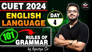 101 Rules of English Grammar for CUET 2024 English Language Preparation