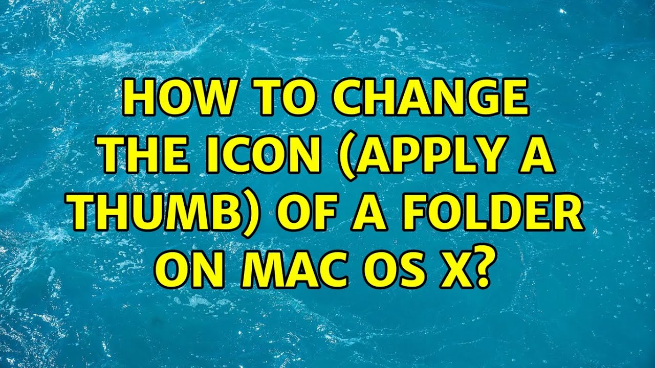 How To Change The Icon On Your Macbook Lock Screen