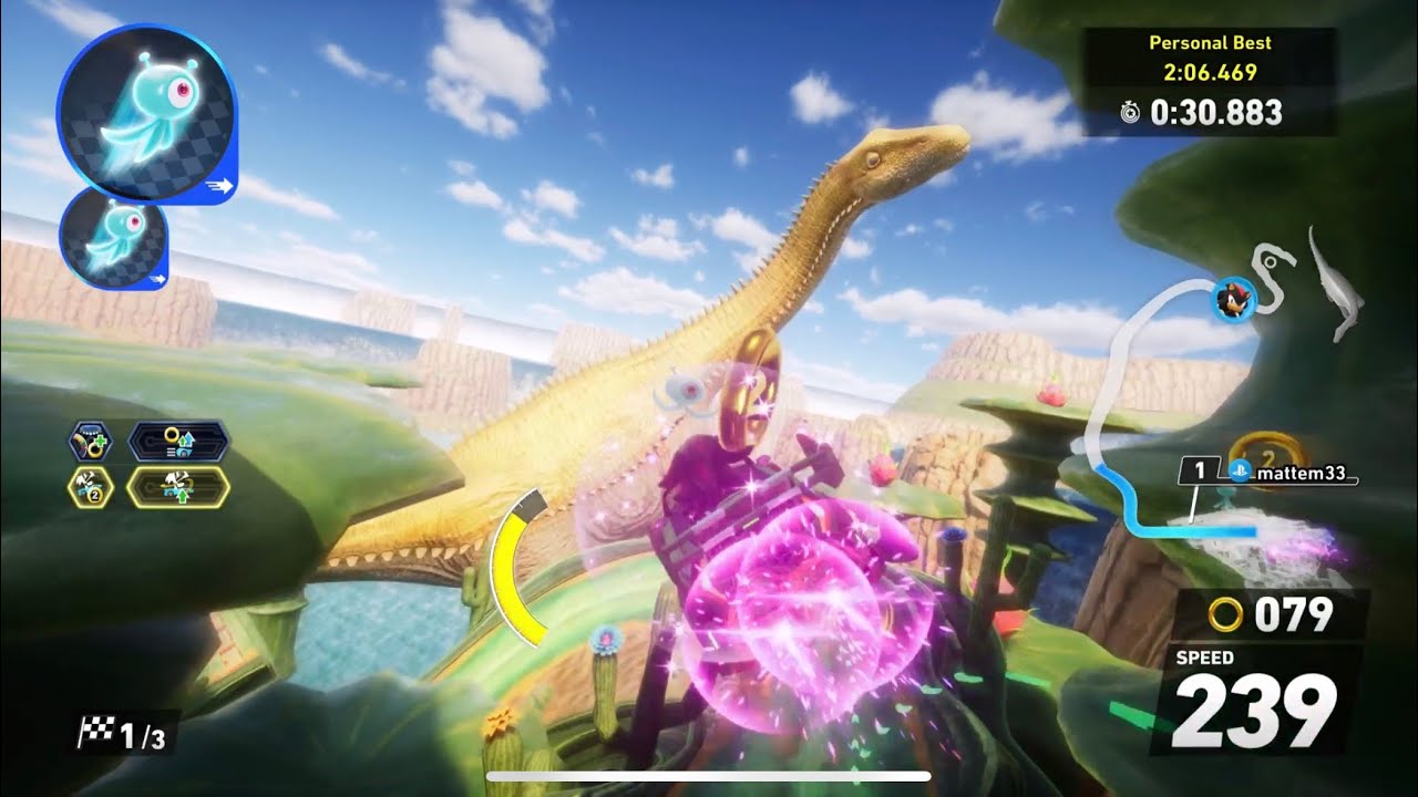 Dinosaur Jungle time trial S rank [Super sonic speed] 