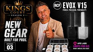 Ape Labs Lighting DRAMA and RCF Drops new COLUMN ARRAY Speaker! Kings Court S3E3