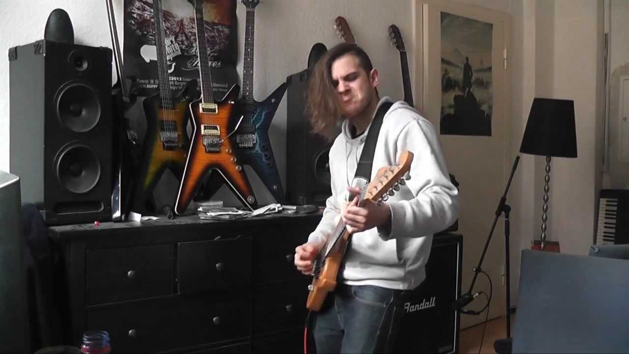 Groove Metal Riff Dimebag Style By Florian Strack Youtube