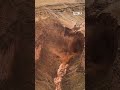 Drone video shows the raging waters near Hurricane