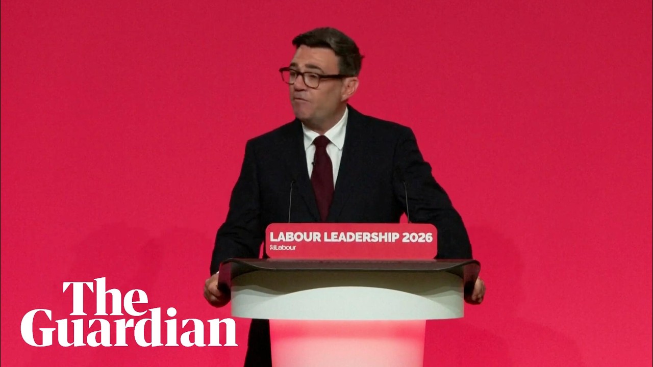Film backdrop image for Andy Burnham to be announced as the new Labour leader - watch (2026)
