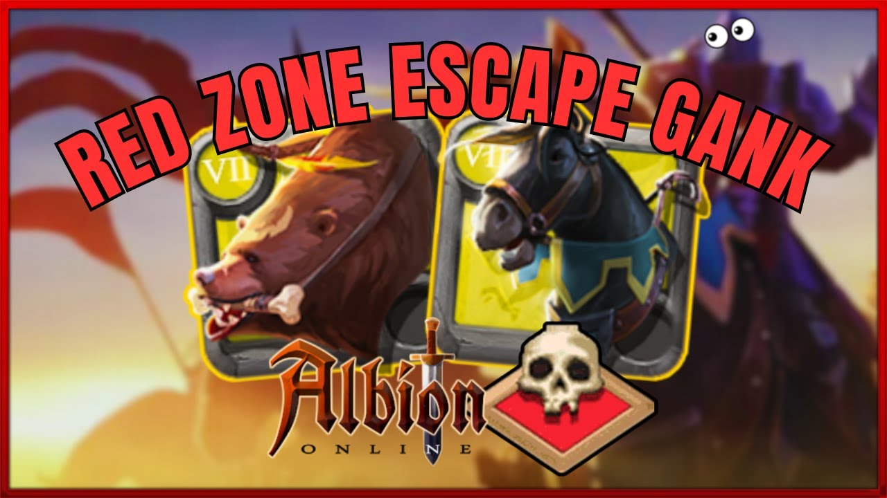 BEST ESCAPE MOUNTS in Albion Online | Red Zone Gank Survival