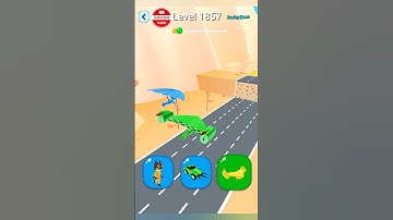 Shape shifting2 game level- 1857 hyper casual game #shapeshifting  #gameplay #gaming #shortvideo