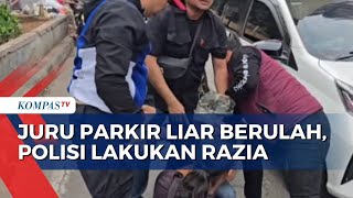 Polisi Gelar Razia Preman Berkedok Juru Parkir Liar di Tanah Abang