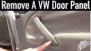 How to Remove A VW Door Panel ~ Salvage Yard Tips