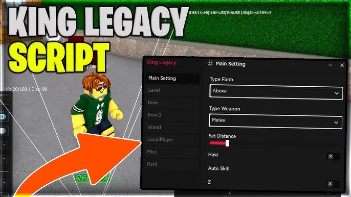 UPDATE 4.7] King Legacy Script, Auto Farm, Esp Fruit, Inf Geppo, Roblox  Hack