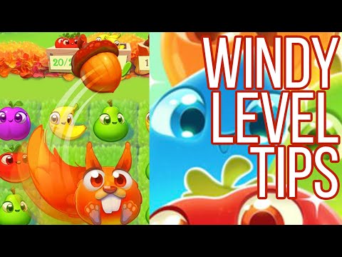 Farm Heroes Super Saga Windy Level Tips - Get the Nut to the Squirrel