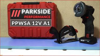 PARKSIDE PERFORMANCE CORDLESS ANGLE GRINDER PPWSA 12 A1