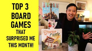 Top 3 Board Games That SURPRISED Me! | Dragon Castle, Ninja Academy, Raiders of the North Sea screenshot 5