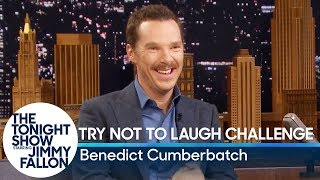 Video thumbnail of "Try Not to Laugh Challenge with Benedict Cumberbatch"