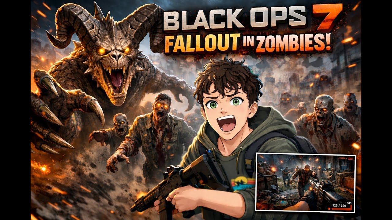 Fallout in zombies round 50 and killing special boss uncut