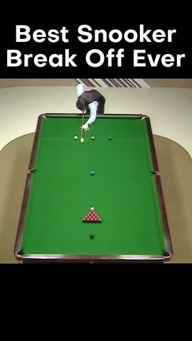 Best Snooker break off Ever #snooker #snookermoments