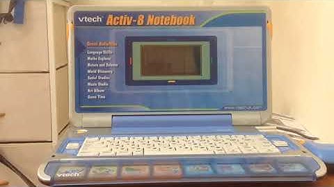 VTECH - Activ-8 Notebook Part 1