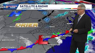 Beautiful back to school weather on Monday | North Carolina storm chances return later this week