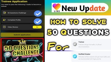 Like App Me Verification Questions || 50 Sawalo Ky Jawab as Video Me