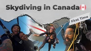 First Time Skydiving in Canada 🇨🇦 | New Experiences | Skydiving in Calgary | thebanjarayogi by thebanjarayogi 1,324 views 1 year ago 13 minutes, 34 seconds