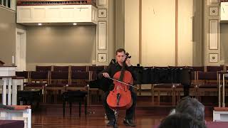 Bach Cello Suite No. 3 Prelude, N. Lehmann, May 19, 2024