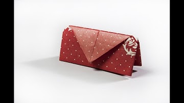 How to make a paper wallet | Origami wallet | Easy origami