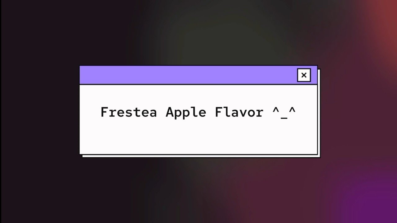 Product Review "Frestea Apple Flavor" (Revita,Nia,Kadafi)