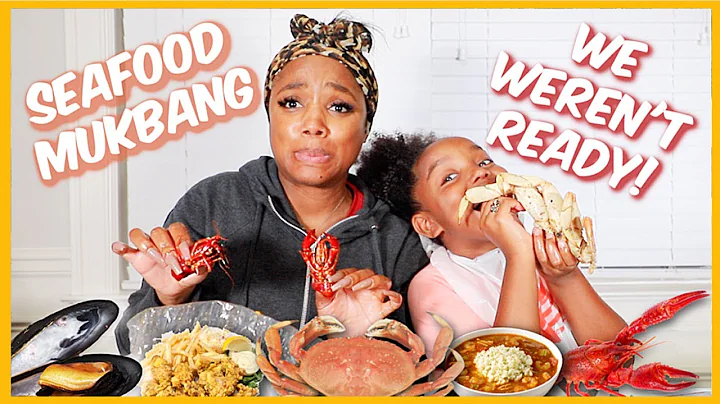 HUGE CRAB AND SEAFOOD MUKBANG WITH OYSTERS, CRAWFI...