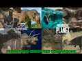 Jurassic Park Franchise &amp; Prehistoric Planet Creatures Comparisons