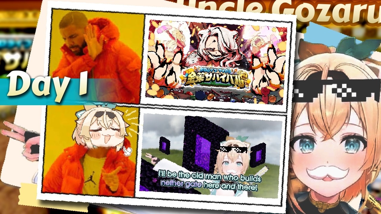 [DAY1 of holoGoldRush_2] Uncle Gozaru Wanting RTA on Gold Rush Too   [Kazama Iroha / hololive]