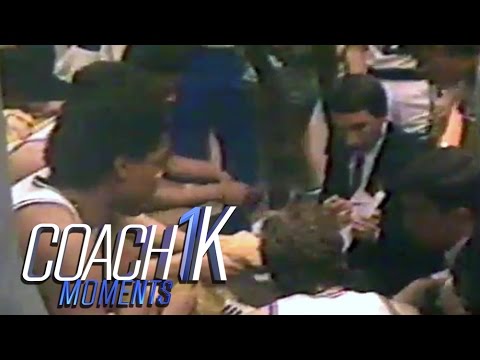 Duke's Gene Banks Lifts Coach K To First Win Over UNC | Coach 1K Moments