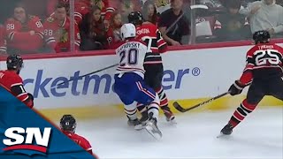 Juraj Slafkovsky Slow To Get Up After Heavy Hit From Jason Dickinson Juraj Slafkovsky Slow To Get Up After Heavy Hit From Jason Dickinson