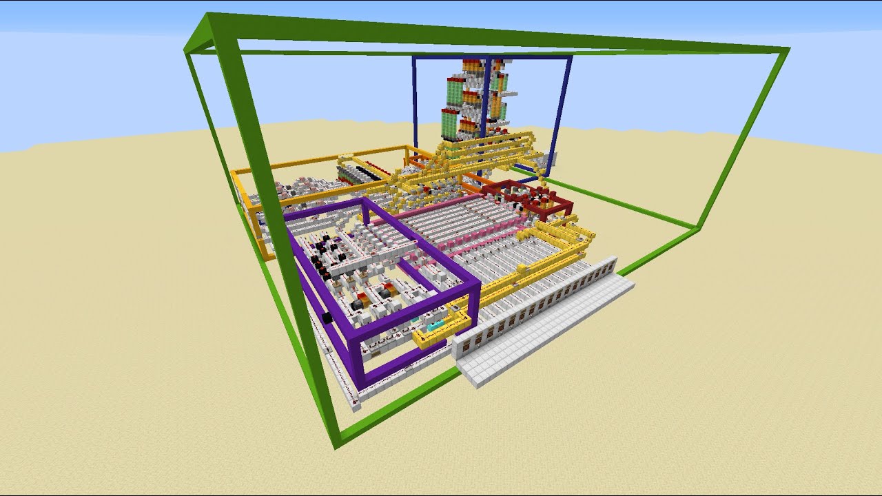 Building a redstone computer - part 9 - The control unit 1 - YouTube
