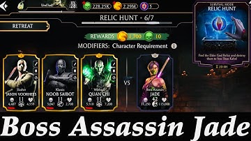 Shao Kahn’s Relic Hunt Walkthrough MK Mobile | How to defeat Boss Jade MK Mobile