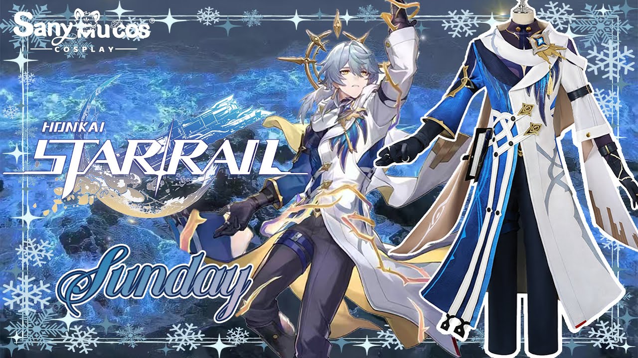 【SanyMuCos】Game Honkai: Star Rail Cosplay Sunday Cosplay Costume Plus Size