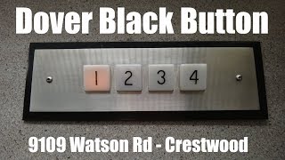 1971 Dover Black Button Hydraulic Elevator @ 9109 Watson Rd, Crestwood, MO