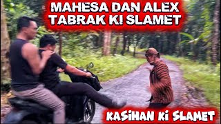 BANG REY TERBARU KI SLAMET TERPENTAL DI TABRAK OLEH MAHESA DAN ALEX#bangreylampung