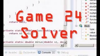 "24 Game" Solver