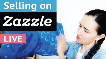 LIVE: How To Sell Repeat Pattern Designs On Zazzle Products. Zazzle Products Review by Designer.