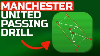 Manchester United Passing Drill First Touch, Movement And Overlap
