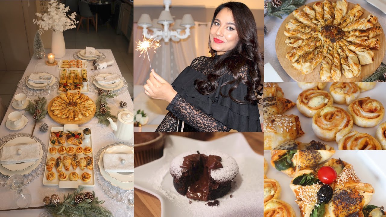 سنة سعيدة 2022🎉تشكيلة مقبلات و مملحات  سهلة وسريعة بدون تعب 🎉 BRUNCH Maison * FÊTES - idées Recettes