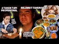 Sambut tahun baru dengan makanan manado mamamiaaaa  ragey ba tore sayur acar ayam pokoknya sedap