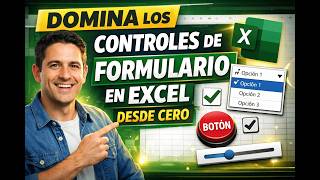 👉 Domina los Controles de Formulario en Excel desde Cero | Guía Completa Paso a Paso. #excel