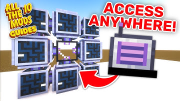 How to Set Up AE2 Wireless Terminals & Cross-Dimension Connection (All the Mods 10)